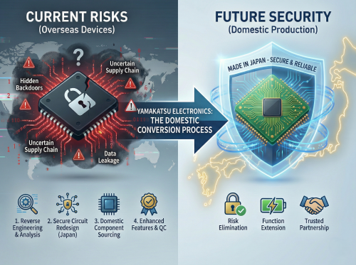 海外製デバイスのセキュリティリスクを回避する「国産化」への転換プロセス